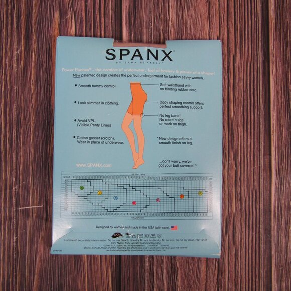 SPANX Women's Power Panties - Bare- Size G- New/Sealed NWT Tummy Control - Picture 4 of 5